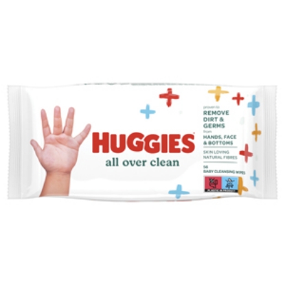 Picture of Huggies All Over Clean Wipes 56s x10